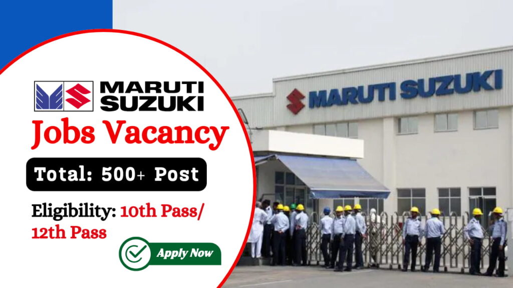 Maruti Suzuki Vacancy