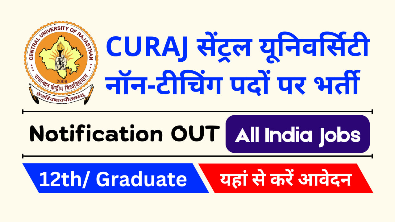 Central University Rajasthan Recruitment