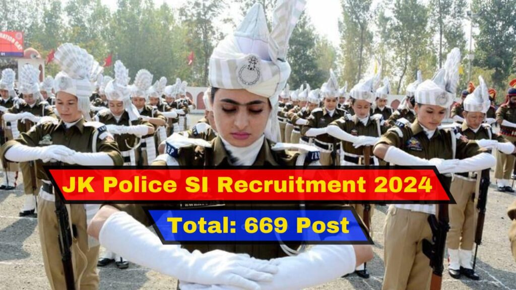 JK Police SI Recruitment