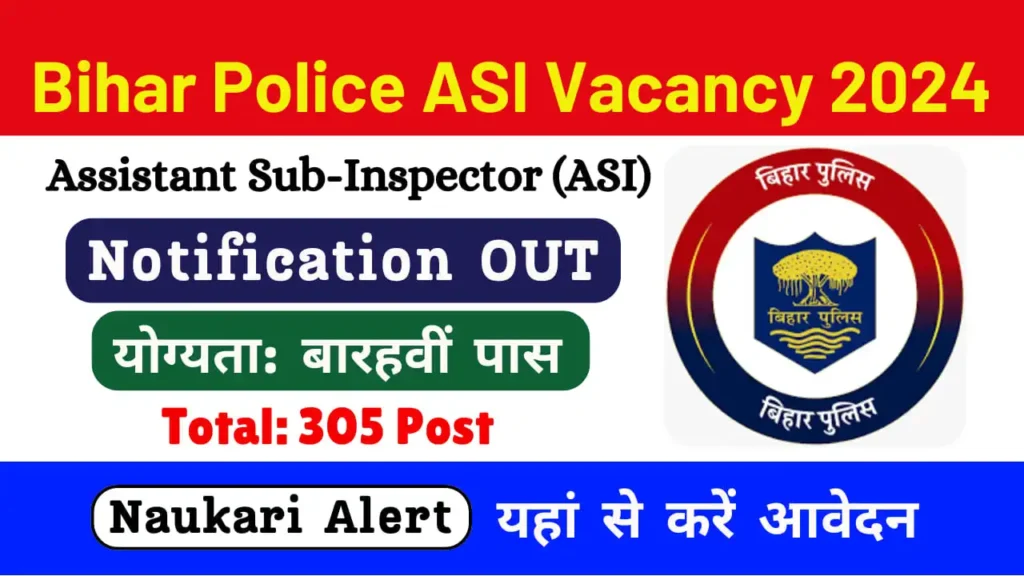 Bihar Police ASI Steno Recruitment