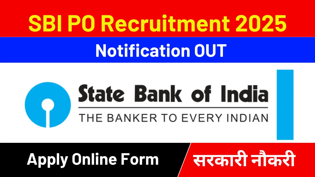 SBI PO Notification