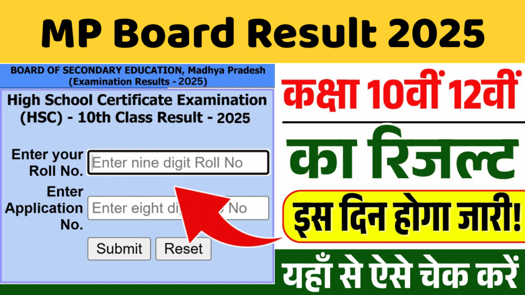 MP Board Result 2025