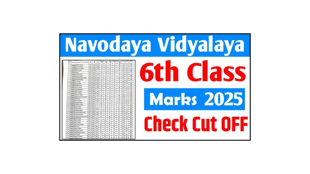 NVS Class 6 Result 2025 Out – Check Winter & Summer Bound Results Here